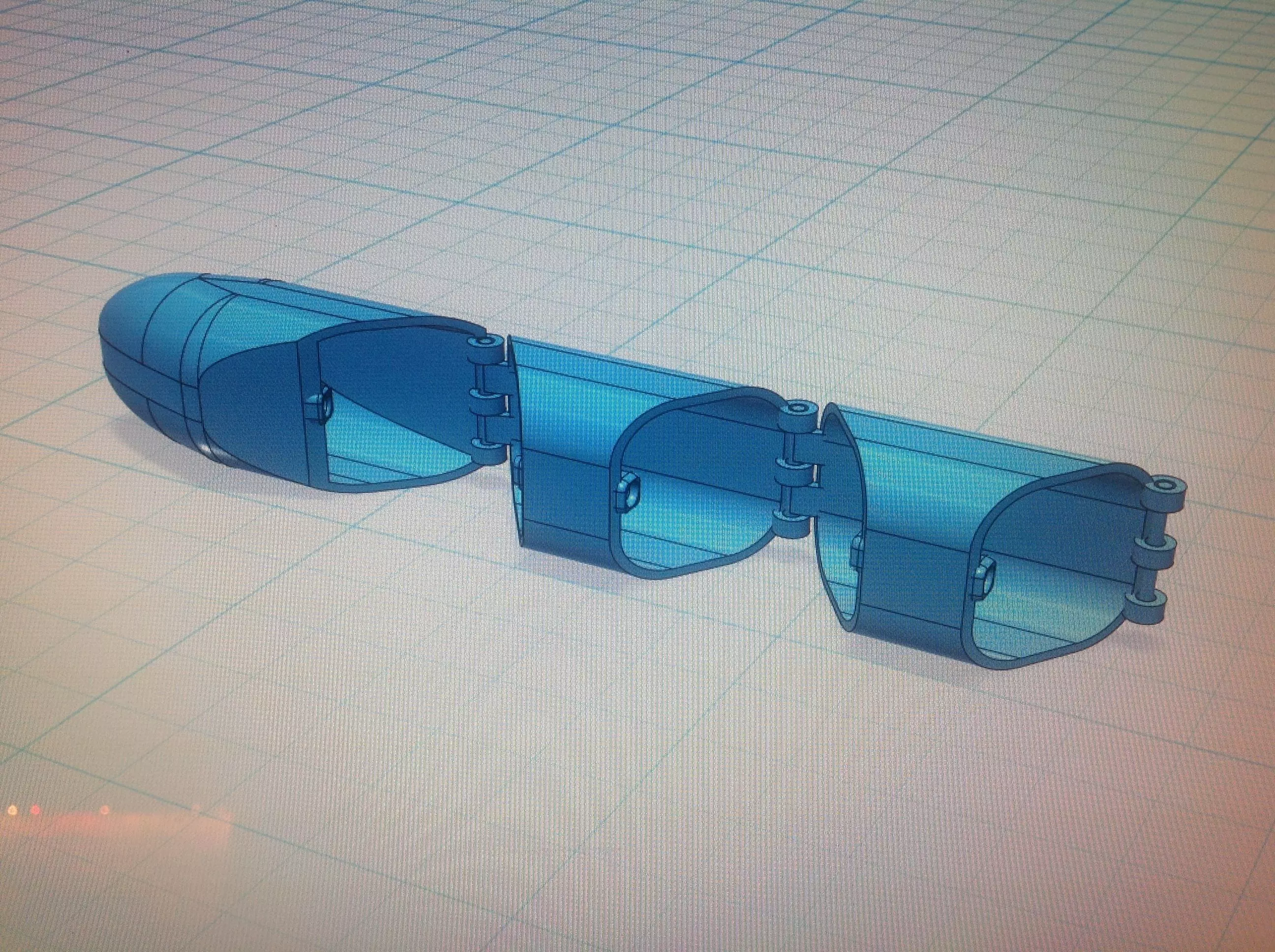 robotic finger concept 3D model_0