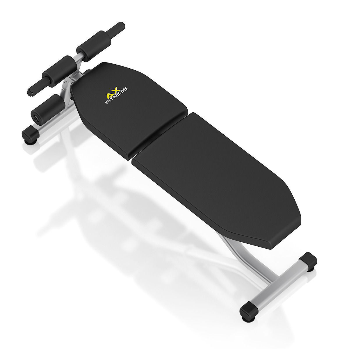 Adjustable Gym Bench 3D model_4