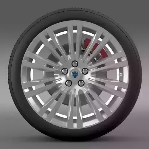 Lancia Thema 2014 wheel 3D model
