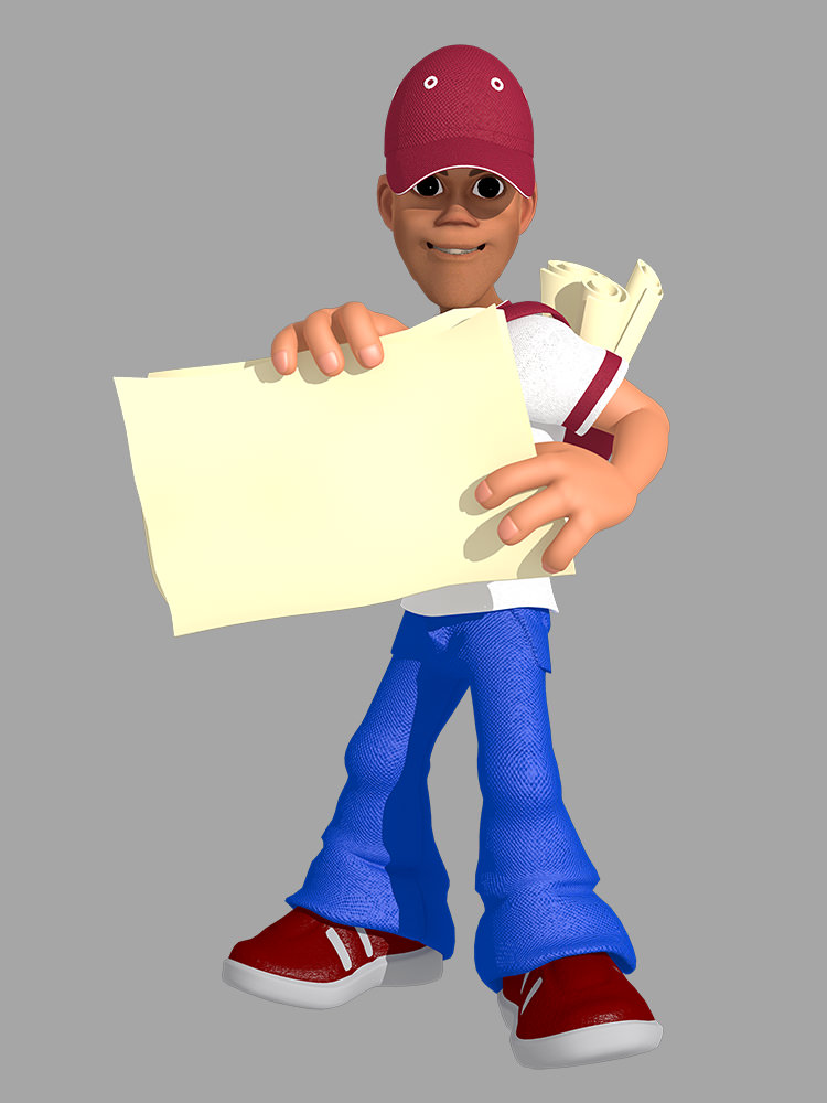 Paperboy 3D model_19