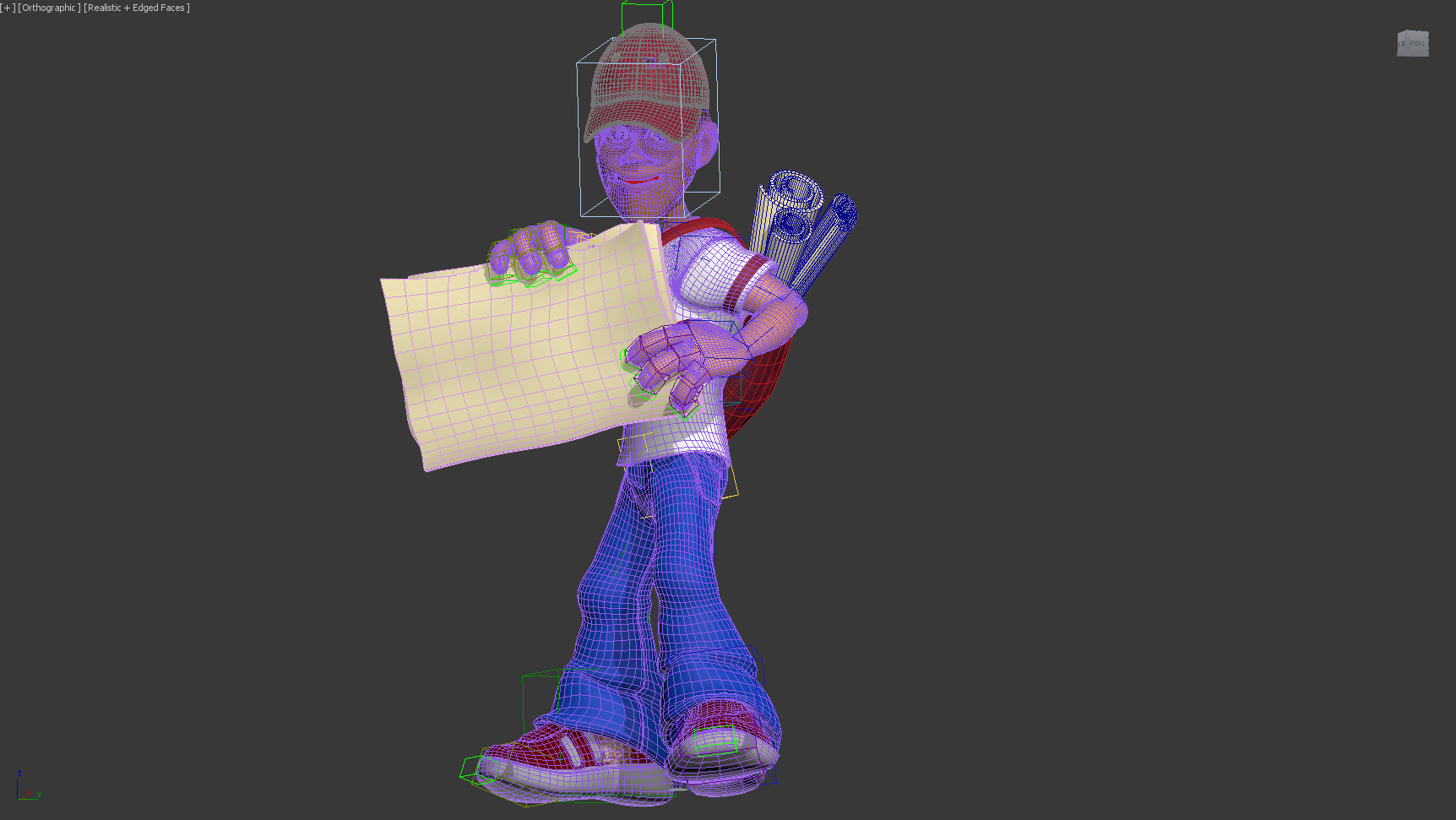 Paperboy 3D model_5