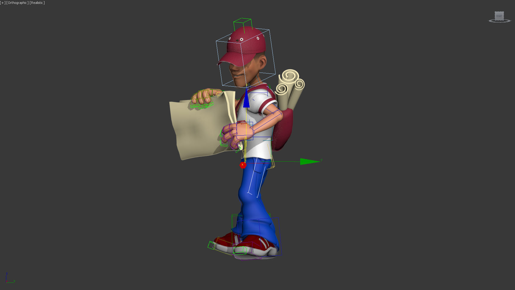 Paperboy 3D model_4