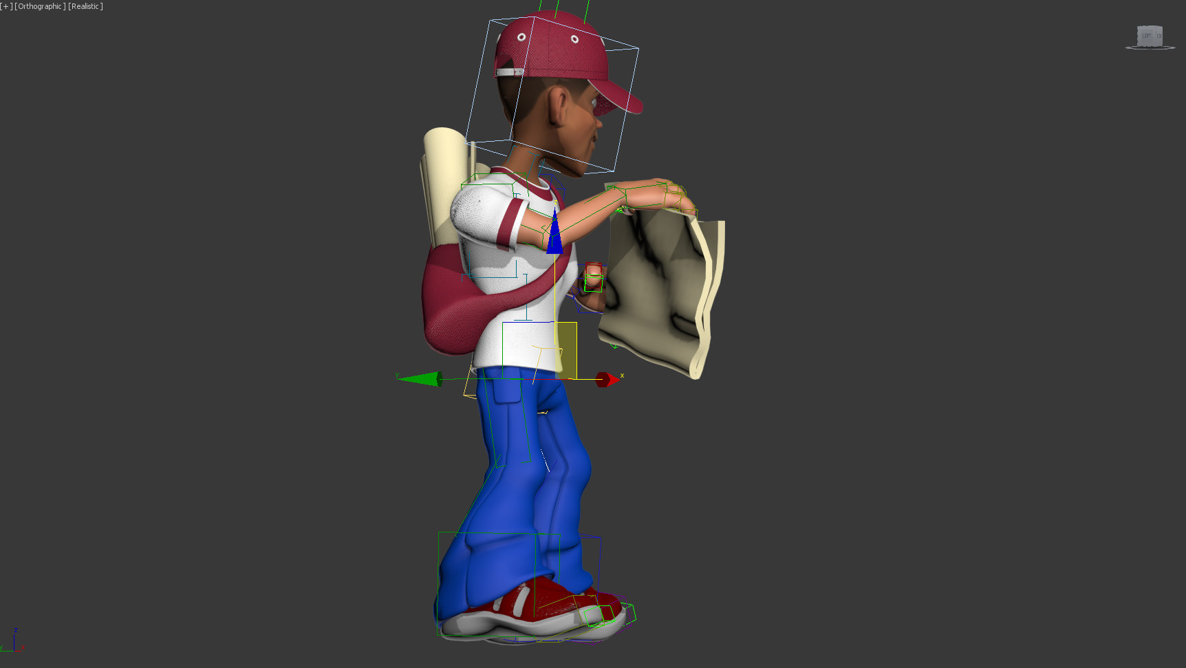 Paperboy 3D model_3