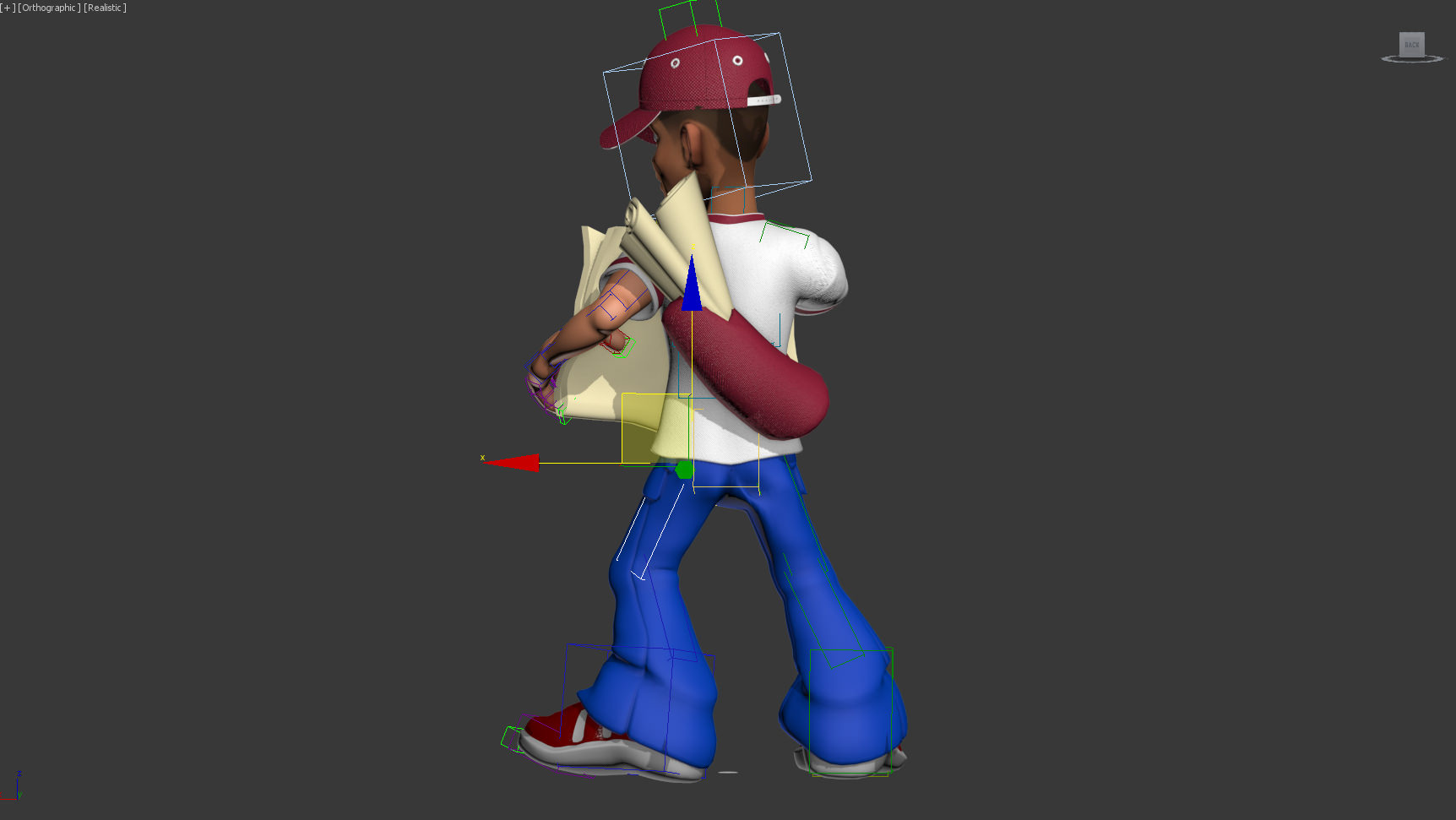 Paperboy 3D model_2