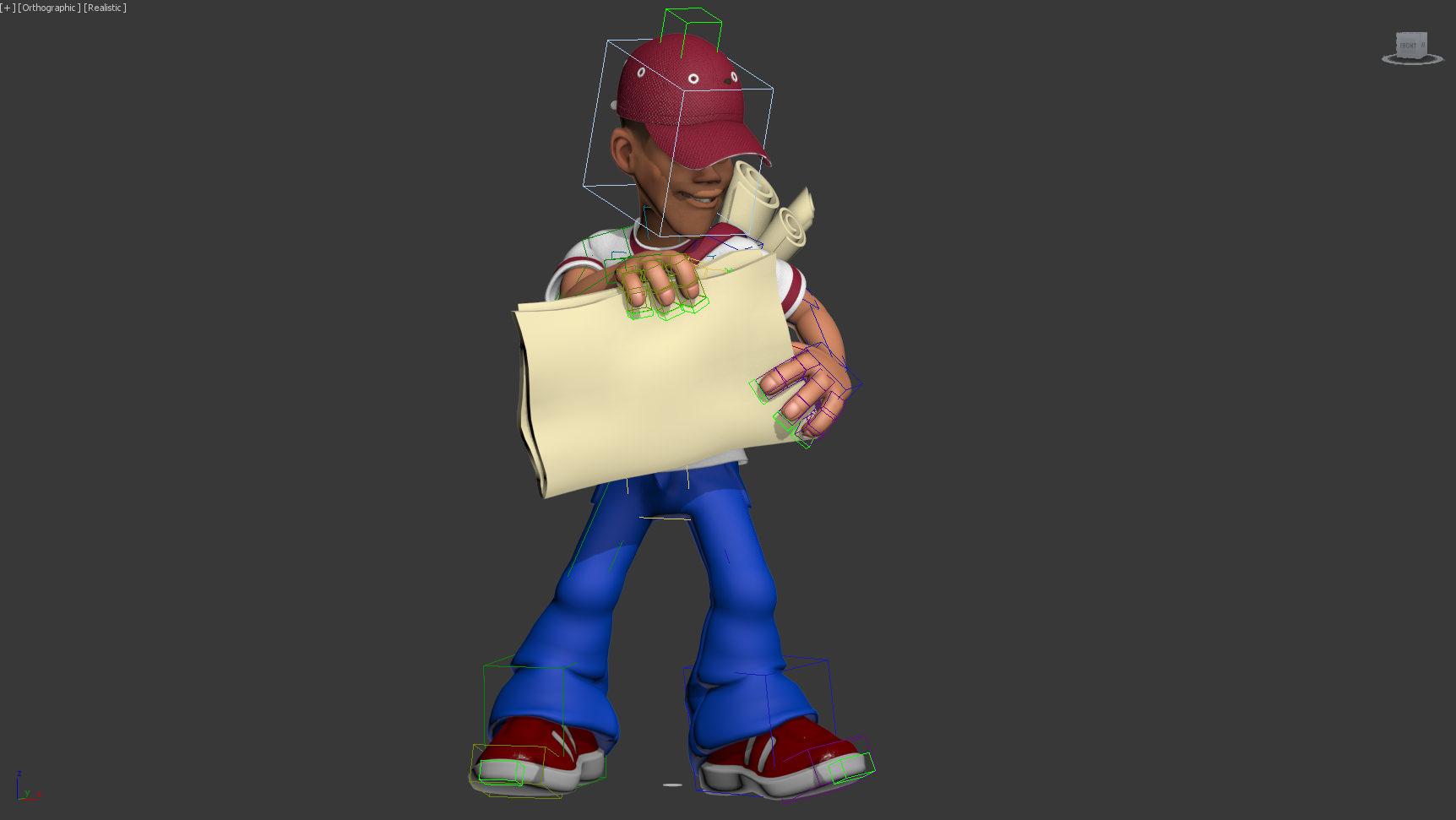 Paperboy 3D model_1