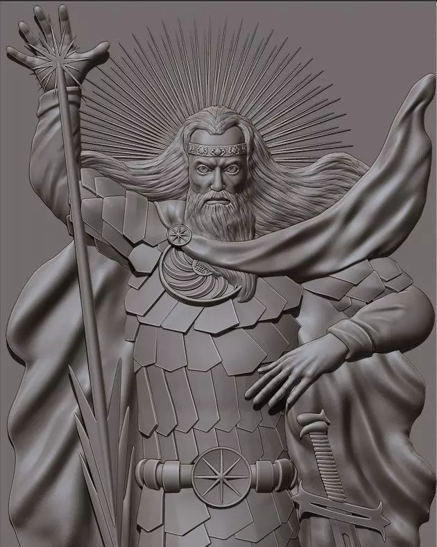 God Zeus  3D model_0