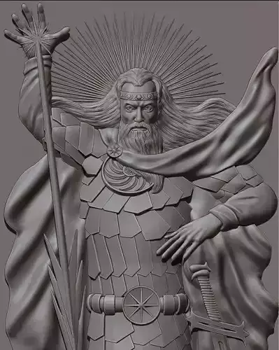 God Zeus  3D model