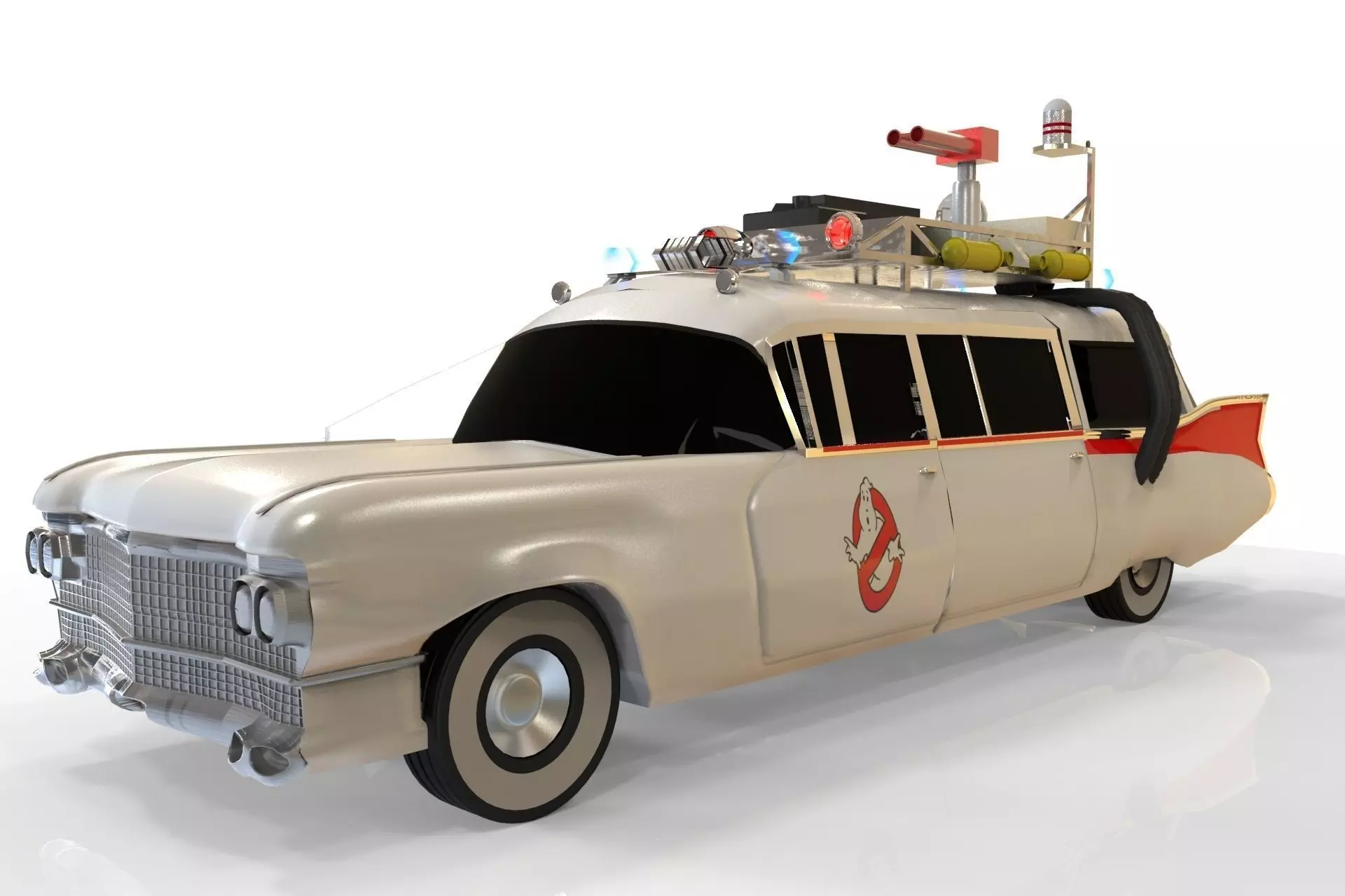 Ghostbustrers ecto 1 3D model