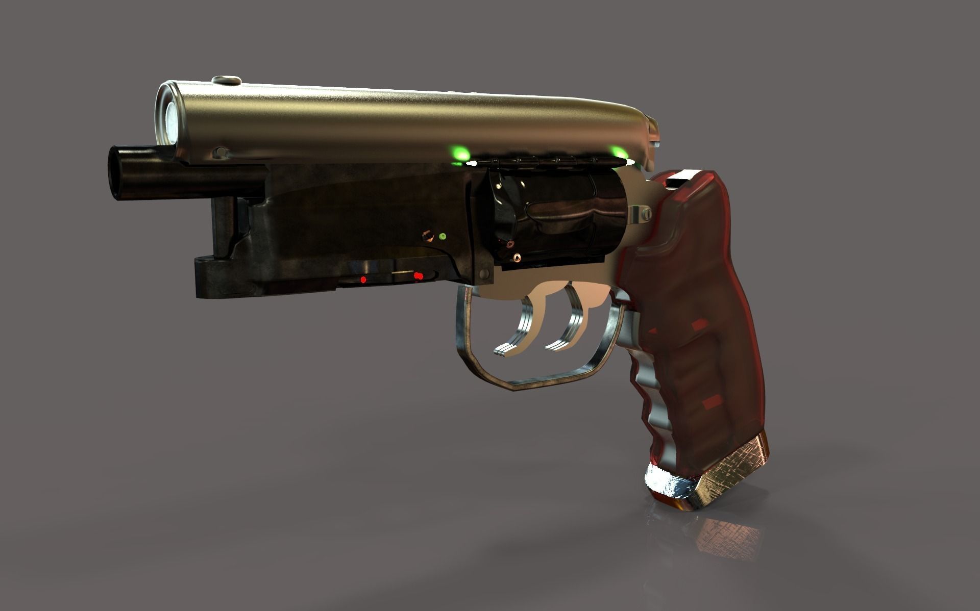 Blade runner Blaster 3D model_0