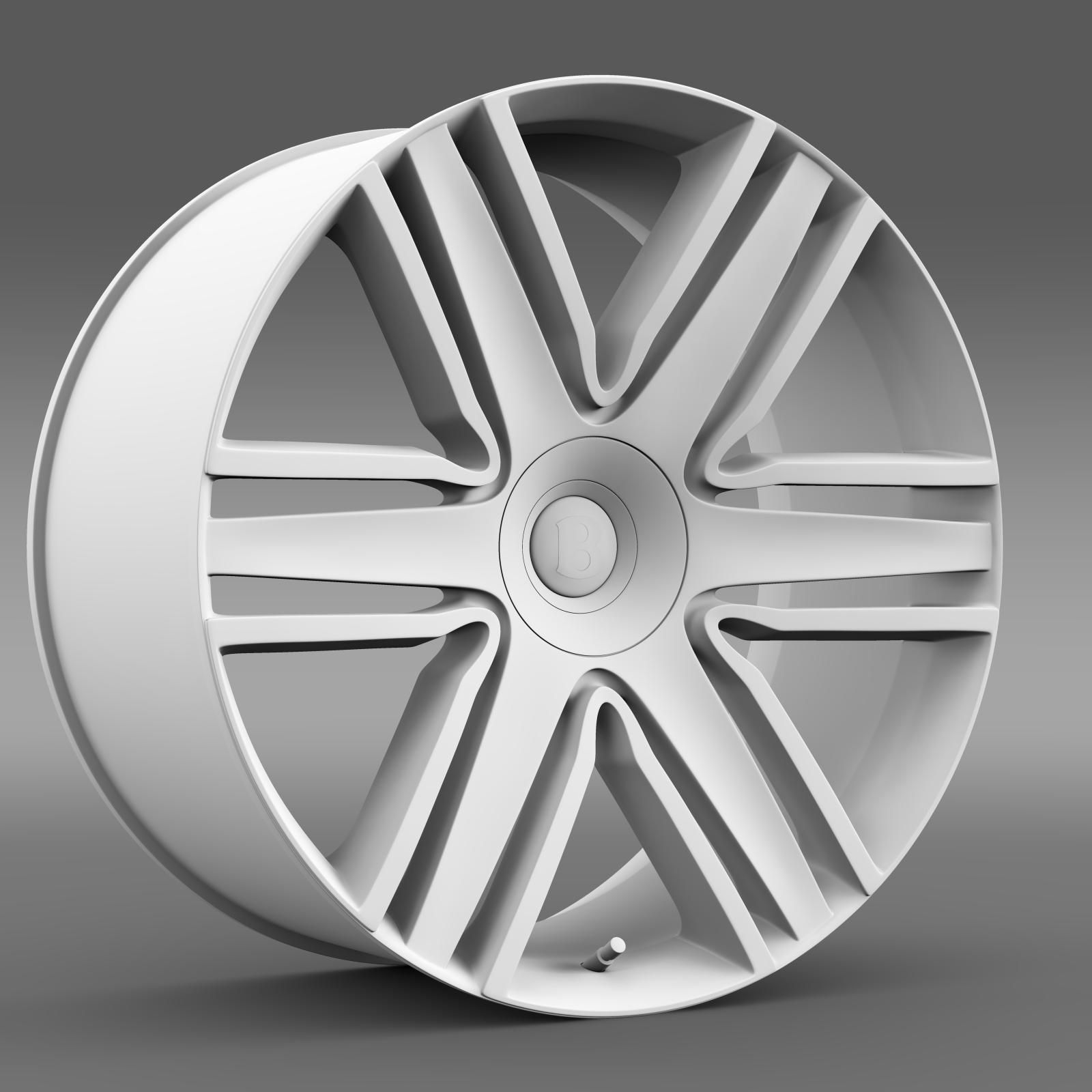 Bentley Continental GTC 2015 rim 3D model_10