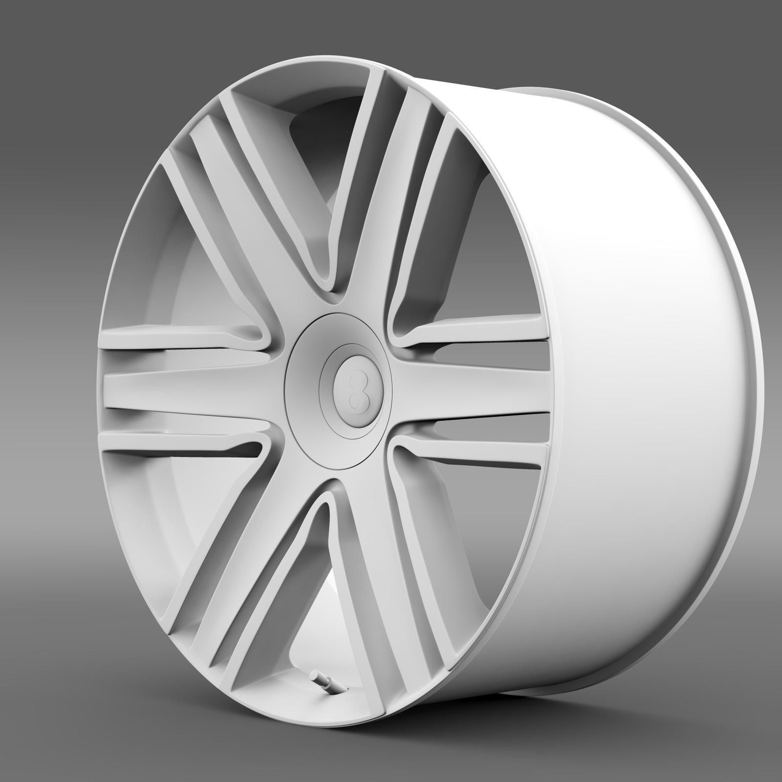 Bentley Continental GTC 2015 rim 3D model_7