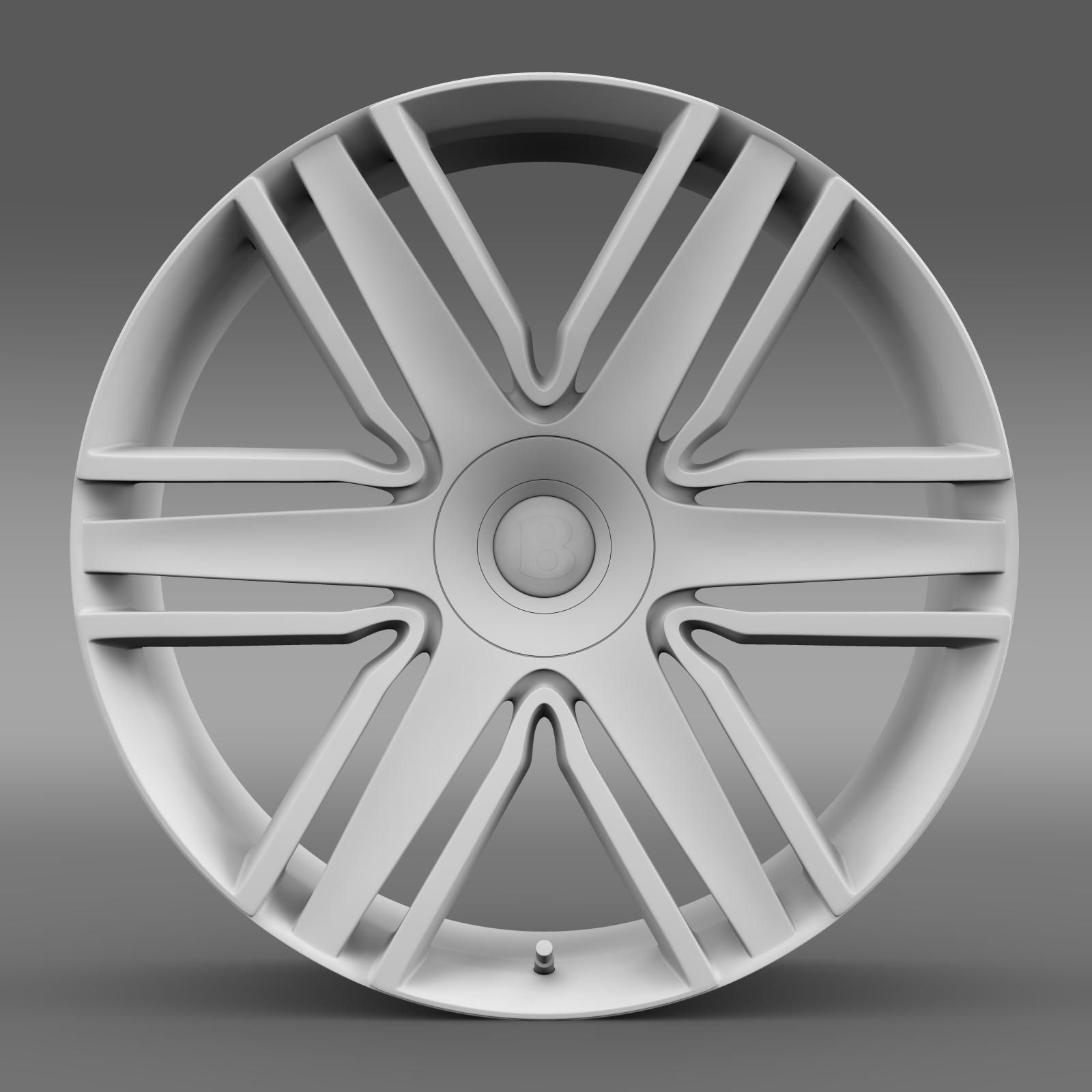 Bentley Continental GTC 2015 rim 3D model_9