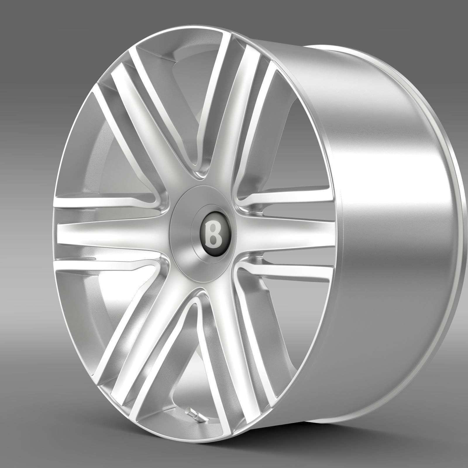 Bentley Continental GTC 2015 rim 3D model_1