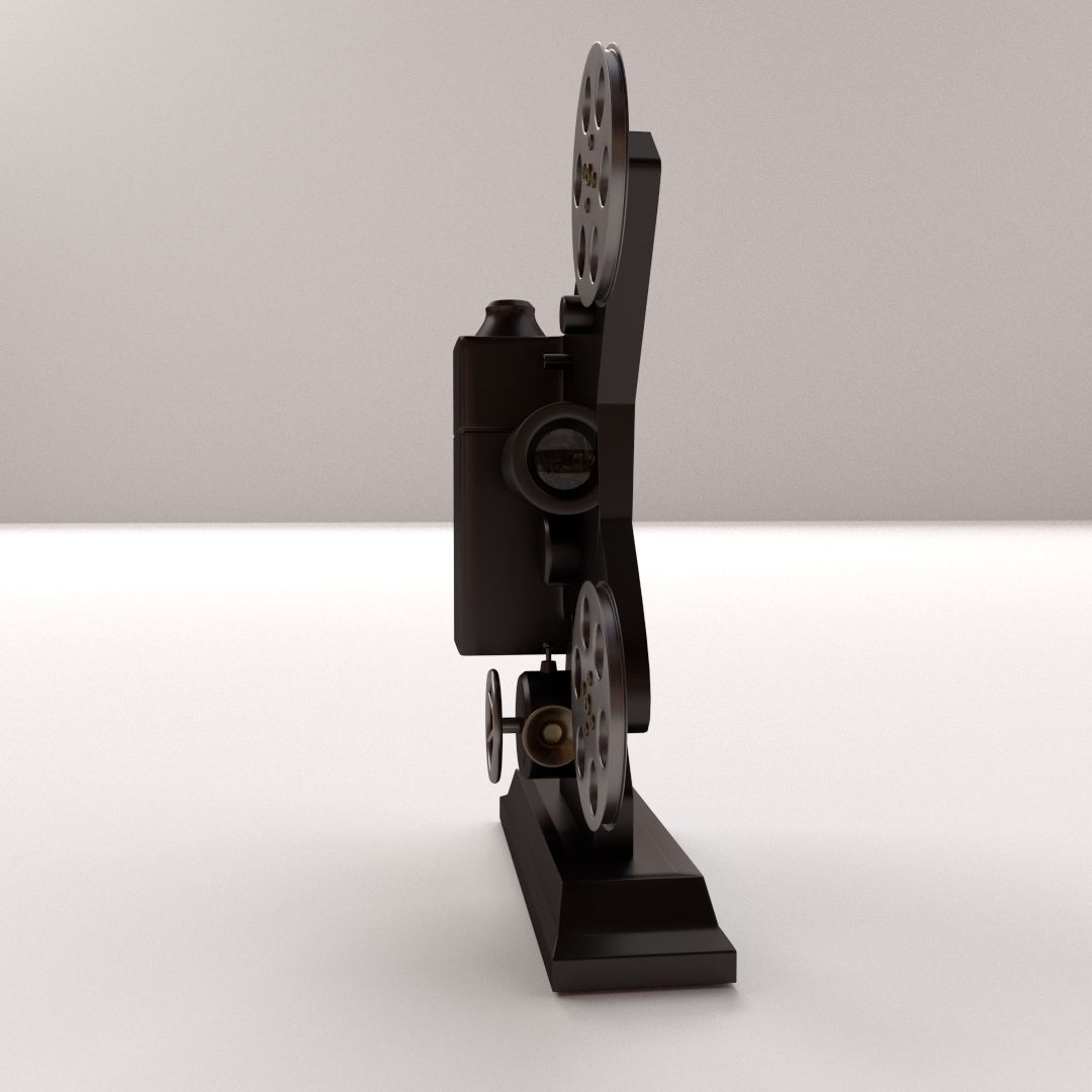 Film Projector 3D model_1