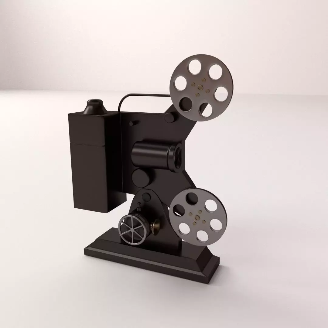 Film Projector 3D model_0