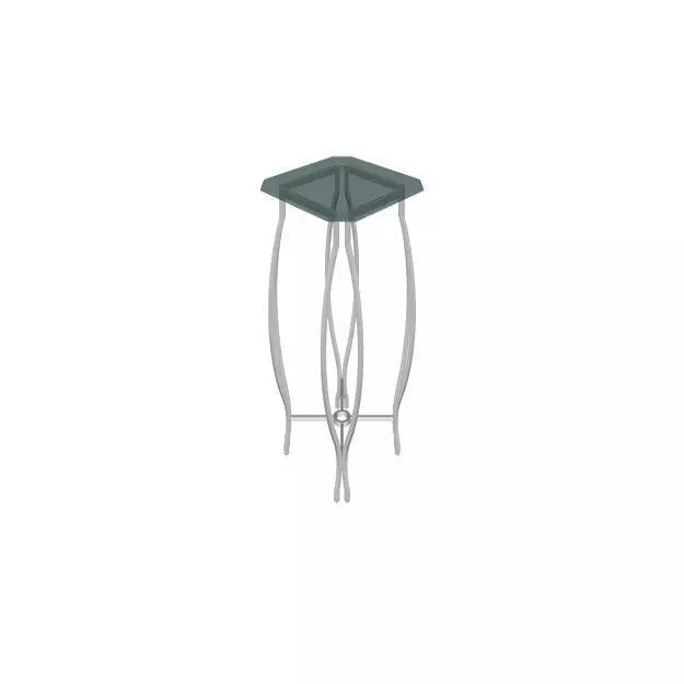 High class table Free 3D model_0