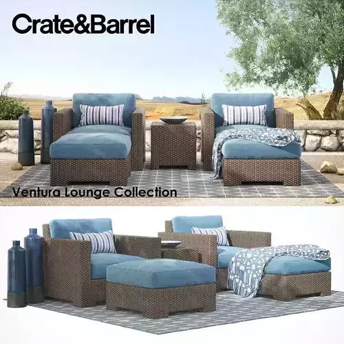 Crate and Barrel VENTURA Lounge Collection - Set II