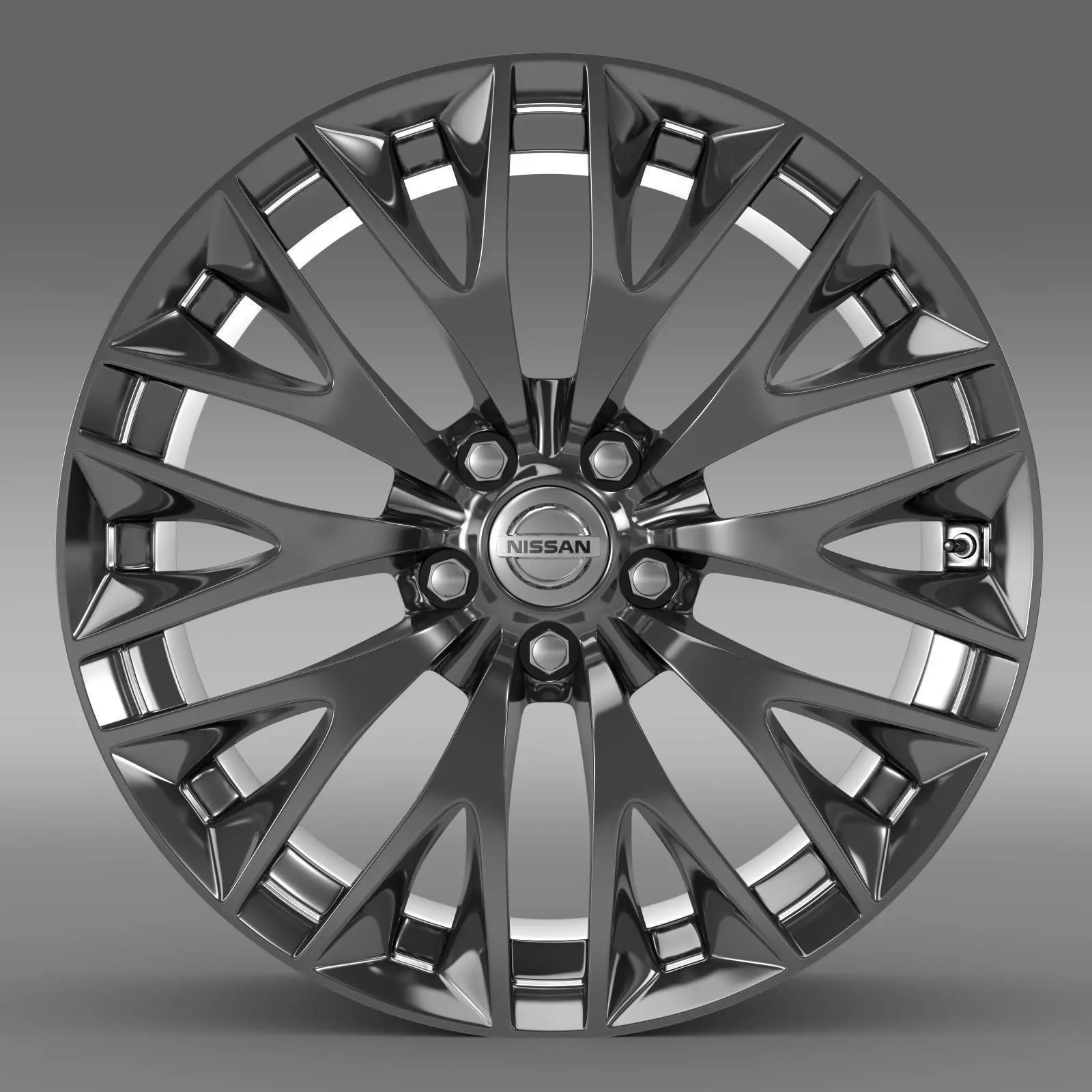 Nissan Cima Hybrid rim 3D model | CGTrader