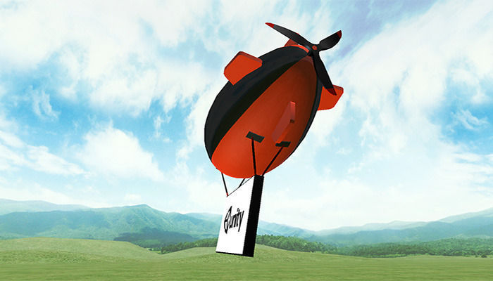 Blimps and Airships Pack Low-poly 3D model_2