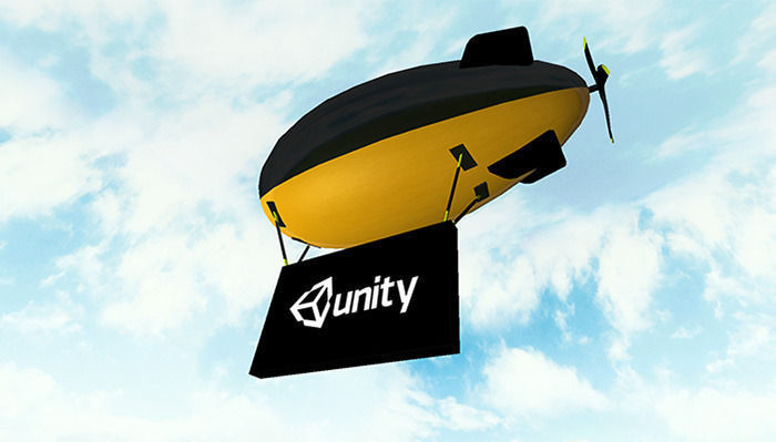 Blimps and Airships Pack Low-poly 3D model_4