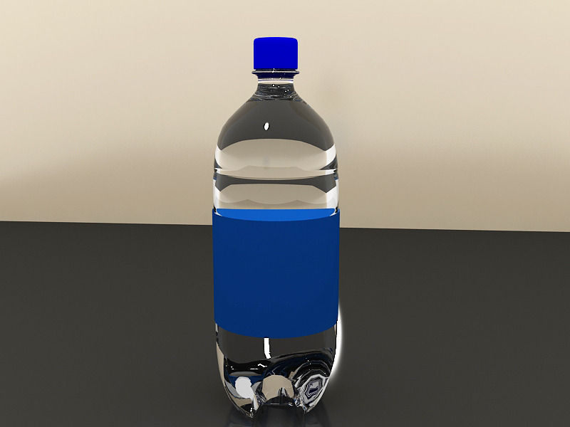 Water Bottle 3D model_4