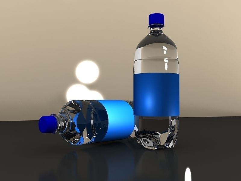 Water Bottle 3D model_2