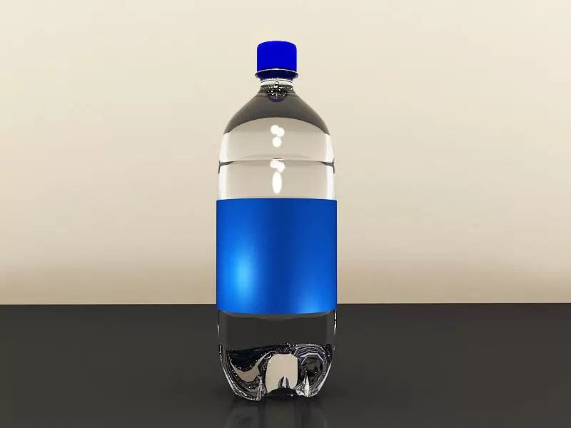 Water Bottle 3D model_0