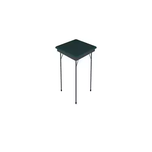 Folding Model square table with legs Free 3D model