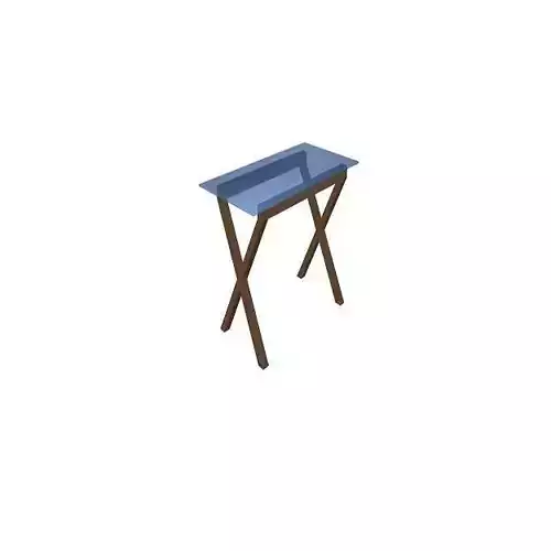 Dining Table Glass Free 3D model