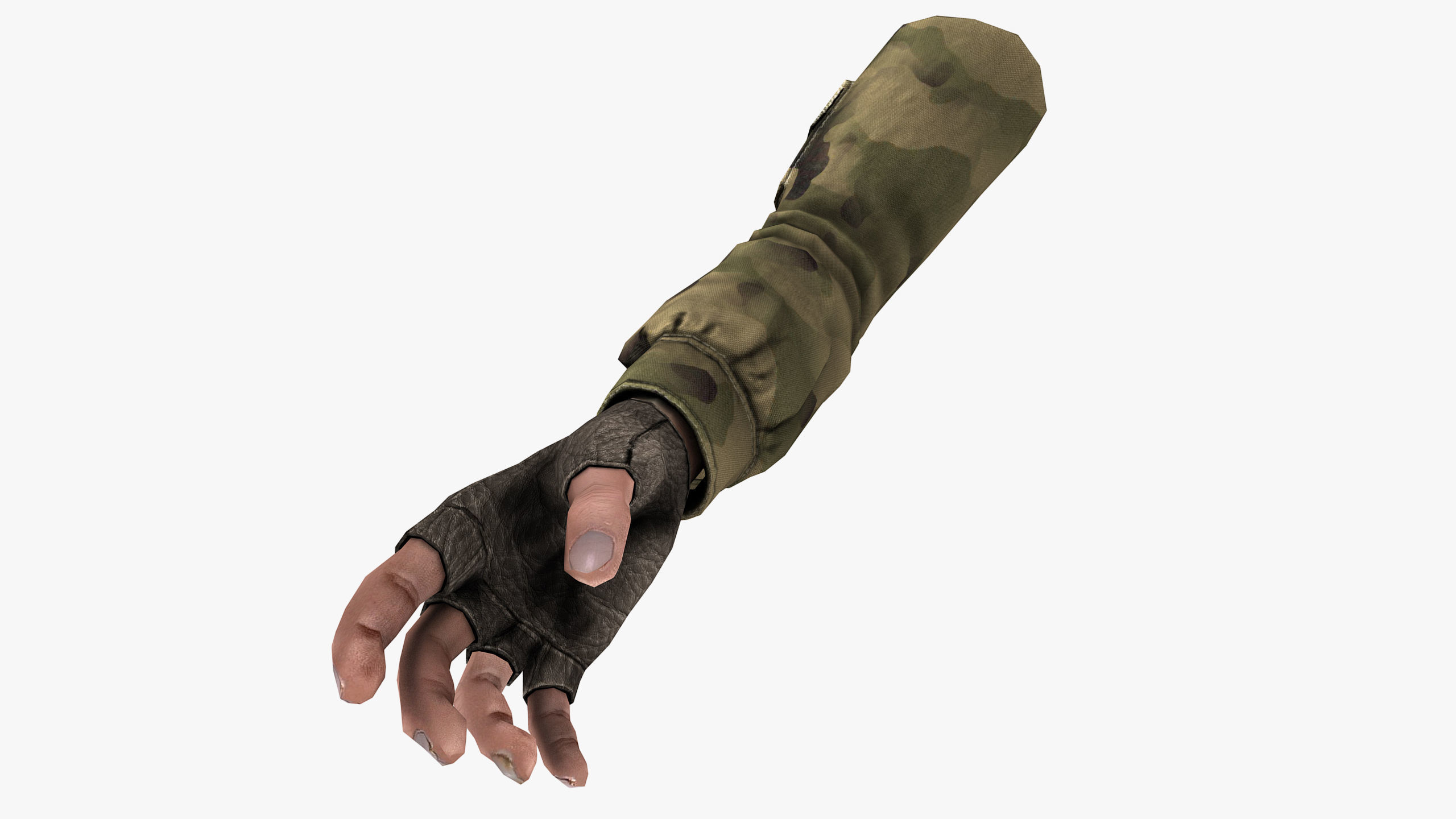FPS Hand Low-poly 3D model