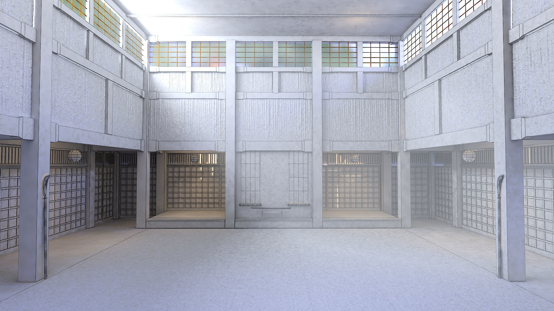 Matrix Dojo 3D model_32