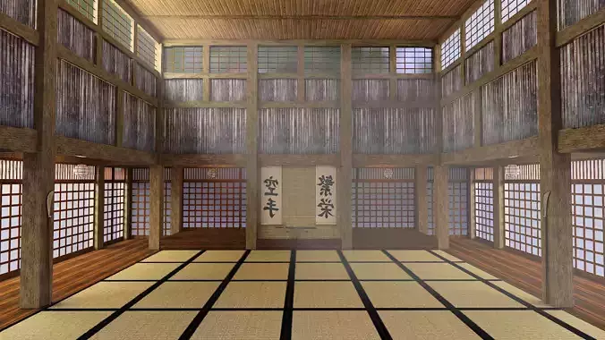 Matrix Dojo 3D model