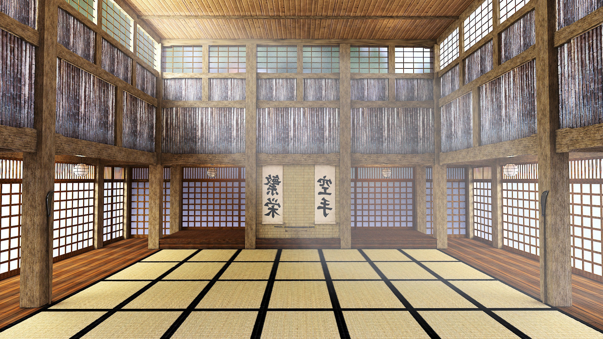 Matrix Dojo 3D model_31