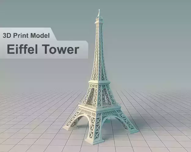 Eiffel Tower 3D print model