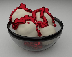 download model 3d bottle champagne 3D  Models #2  Strawberry CGTrader.com