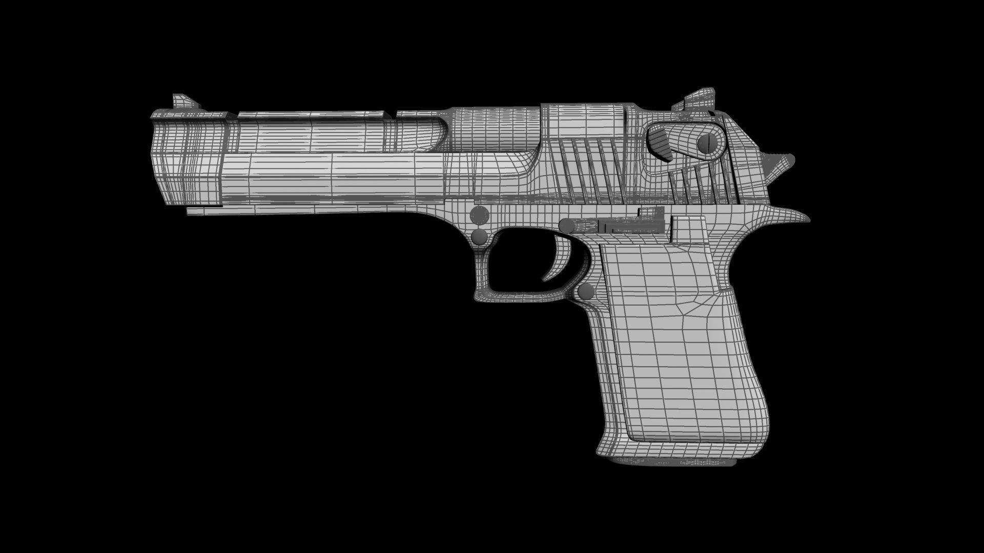 Desert Eagle 3D model_3