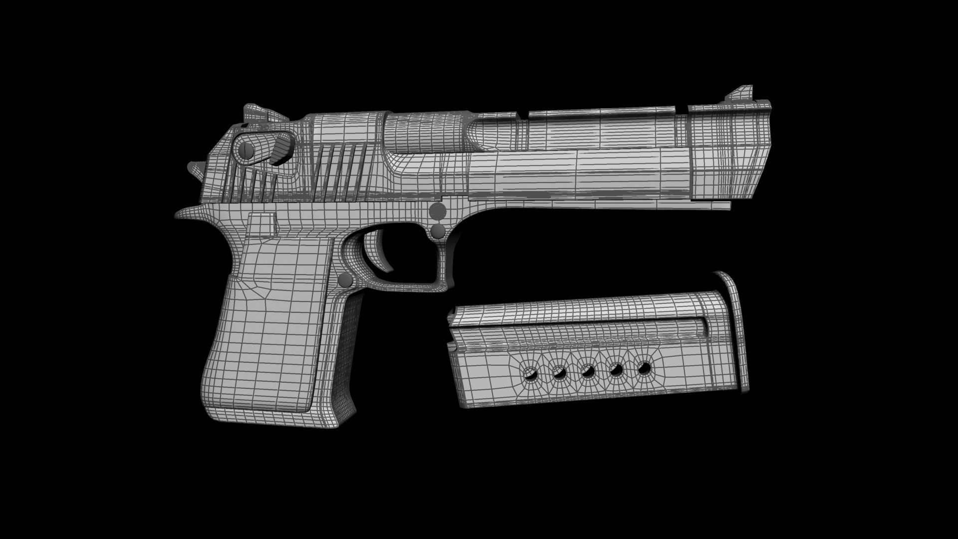 Desert Eagle 3D model_4