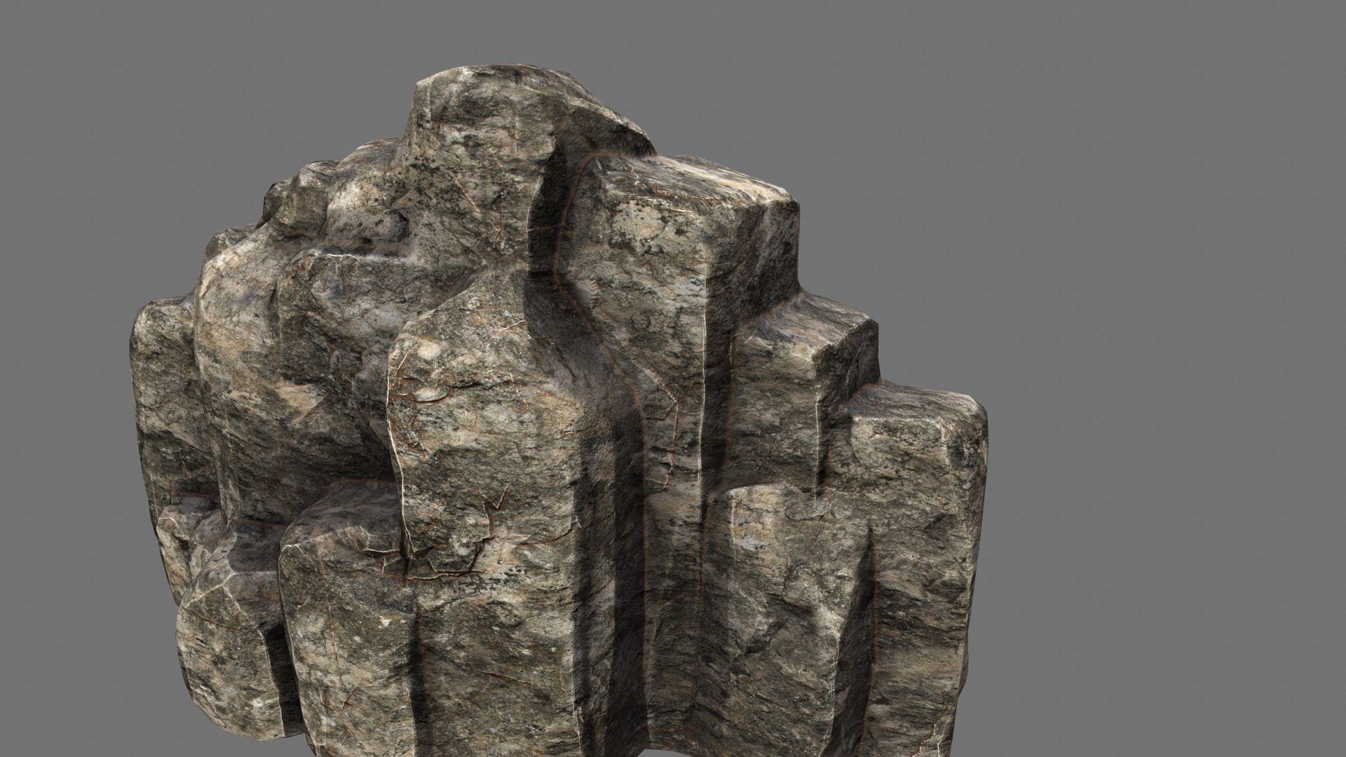Rocks model rock formation Low-poly 3D model_10