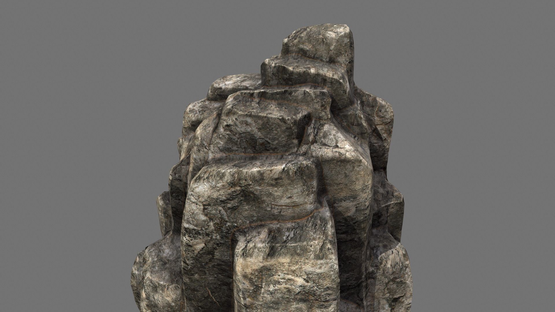 Rocks model rock formation Low-poly 3D model_14