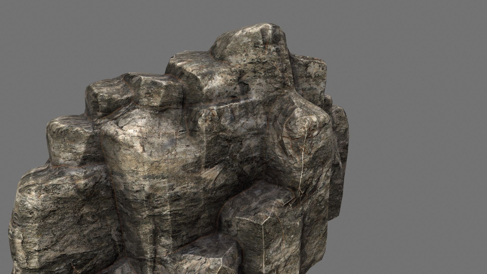 Rocks model rock formation Low-poly 3D model_11