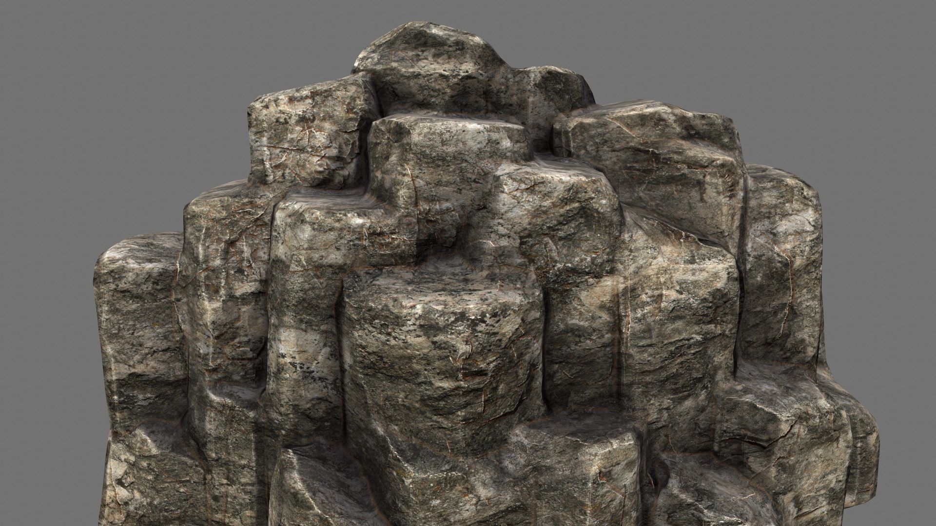 Rocks model rock formation Low-poly 3D model_17