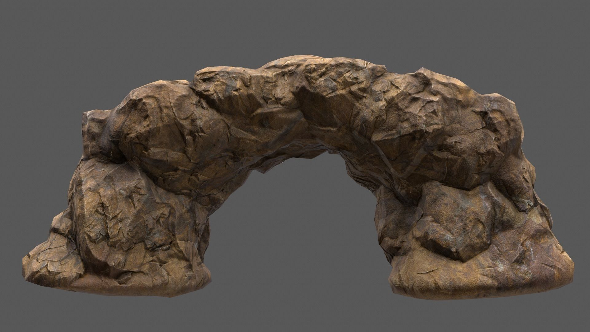 Rocks model rock formation Low-poly 3D model_2