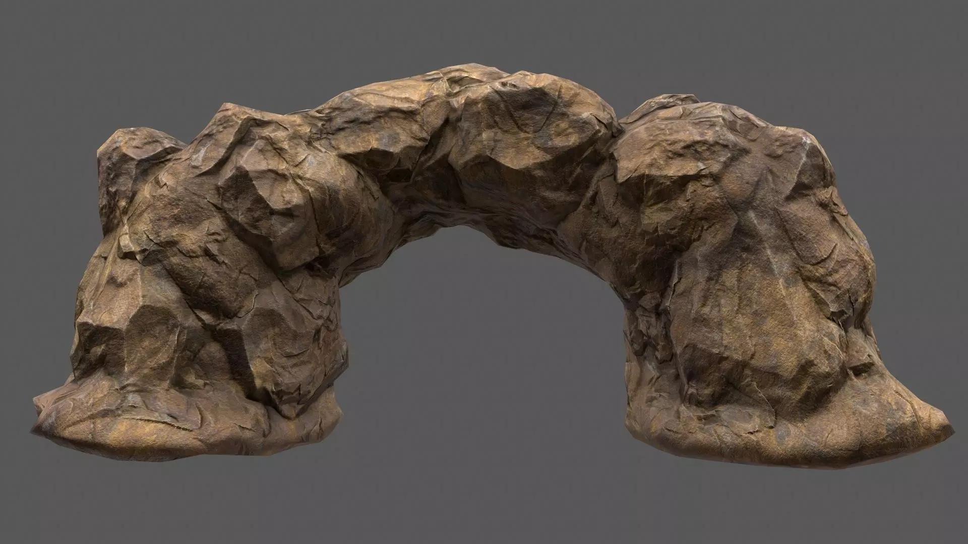 Rocks model rock formation Low-poly 3D model_0