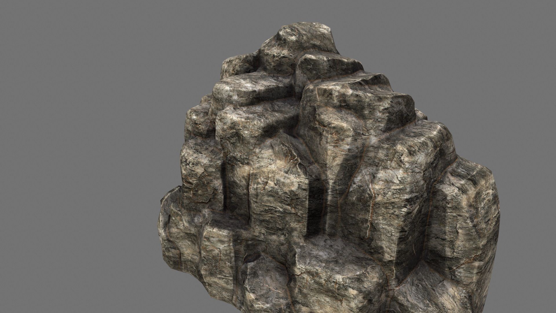 Rocks model rock formation Low-poly 3D model_16