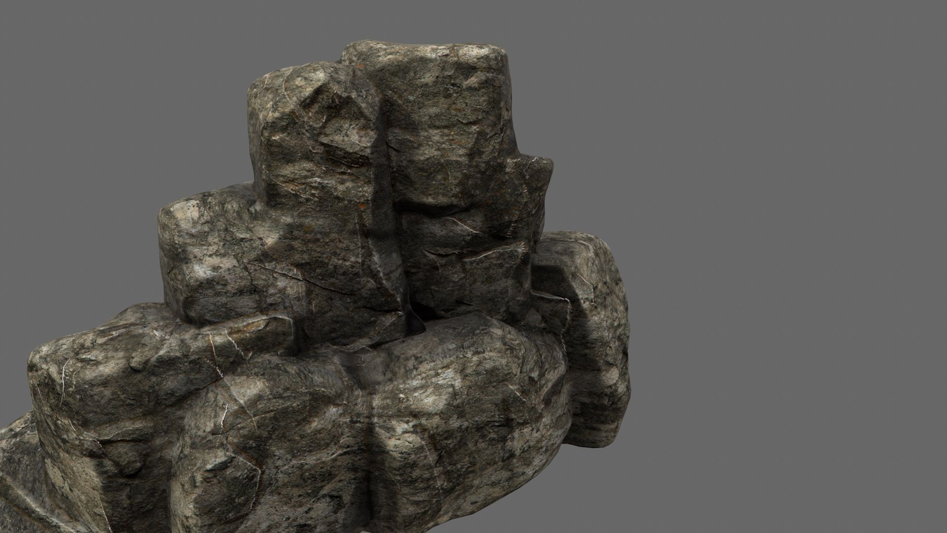 Rocks model rock formation Low-poly 3D model_21