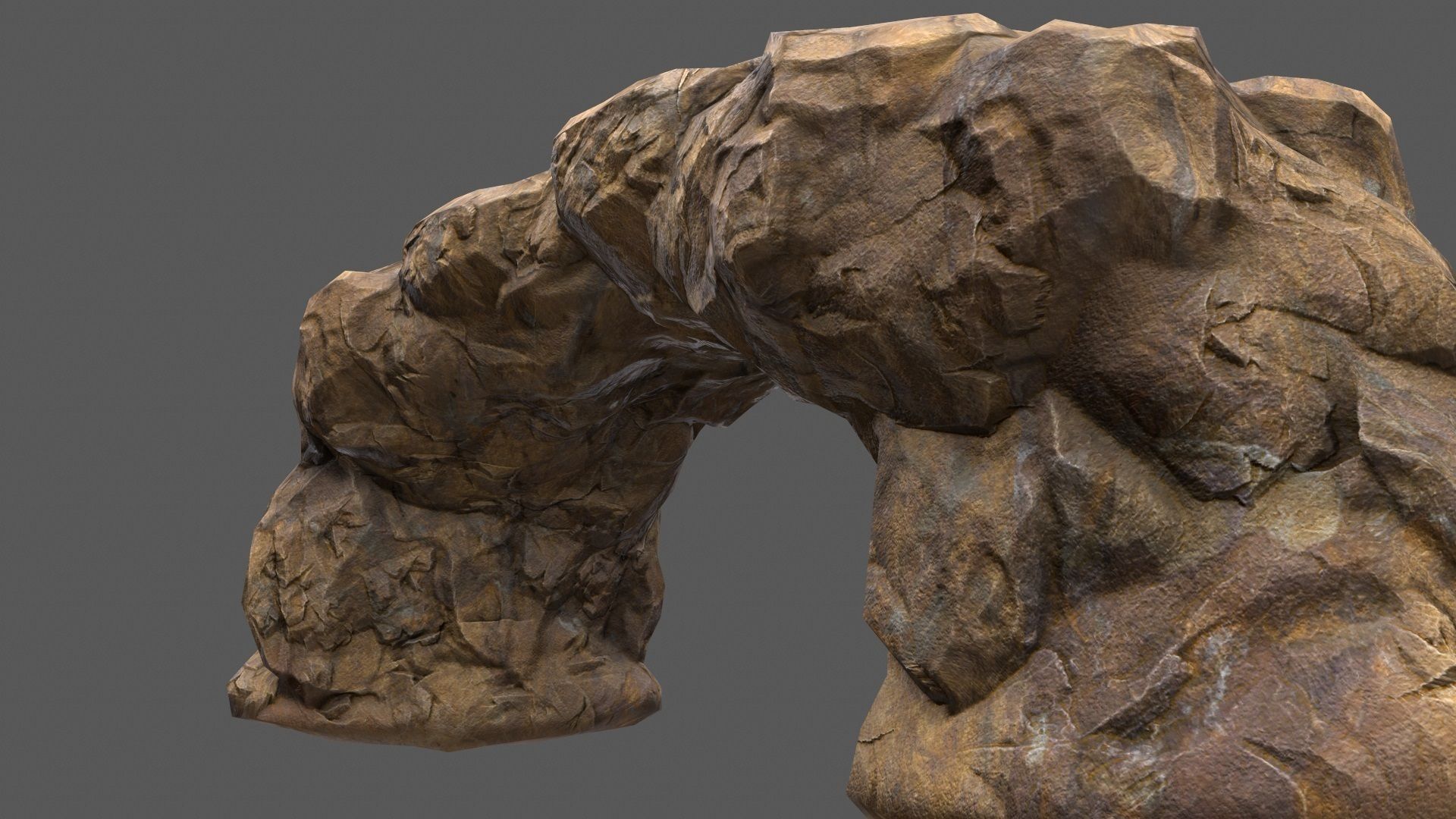 Rocks model rock formation Low-poly 3D model_5