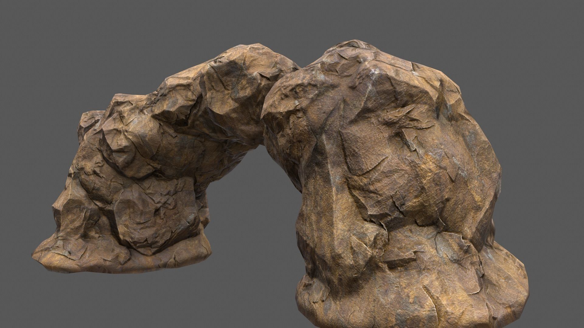 Rocks model rock formation Low-poly 3D model_4