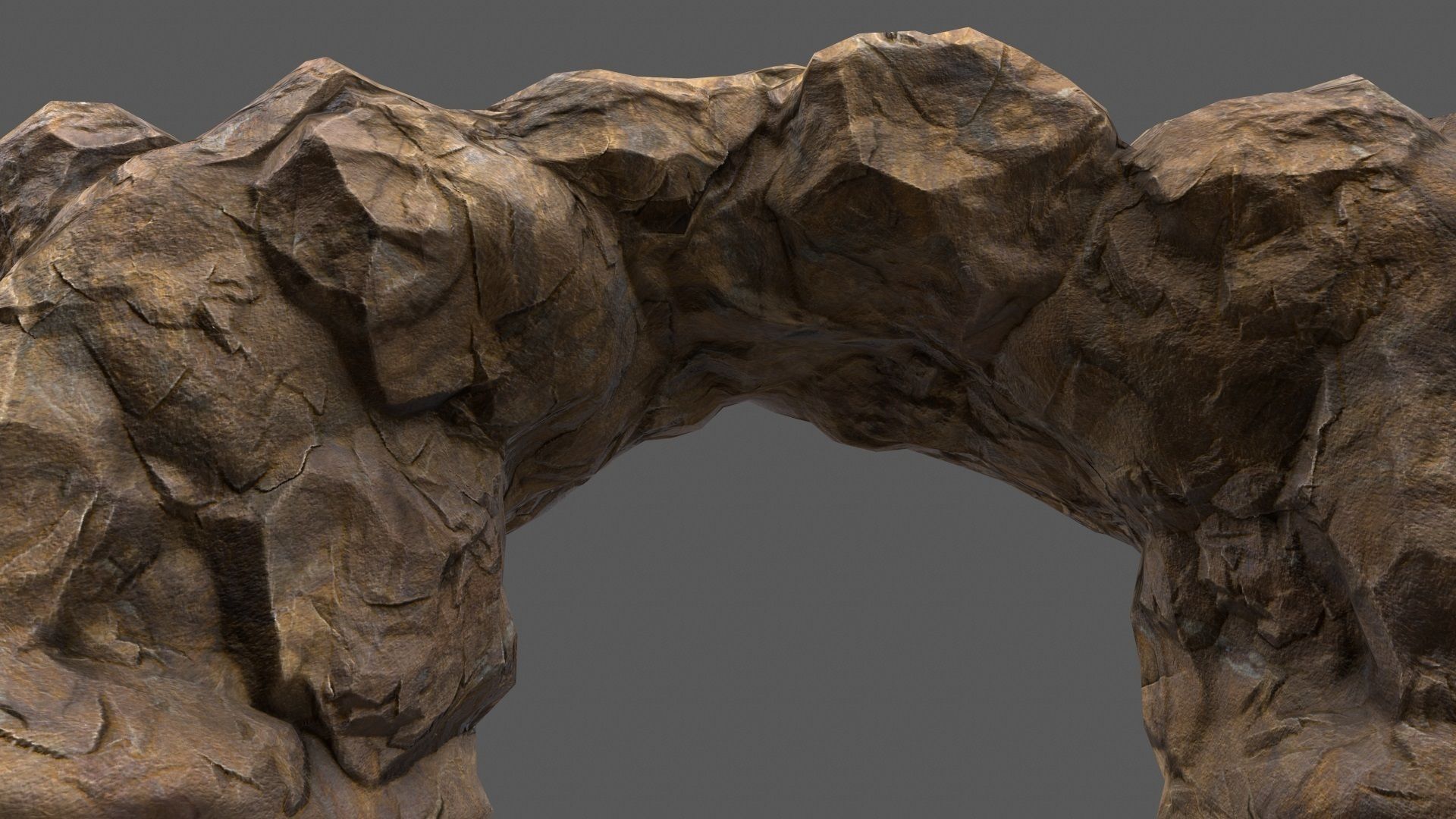 Rocks model rock formation Low-poly 3D model_8