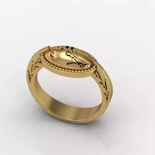 MFS egyptian style gold ring