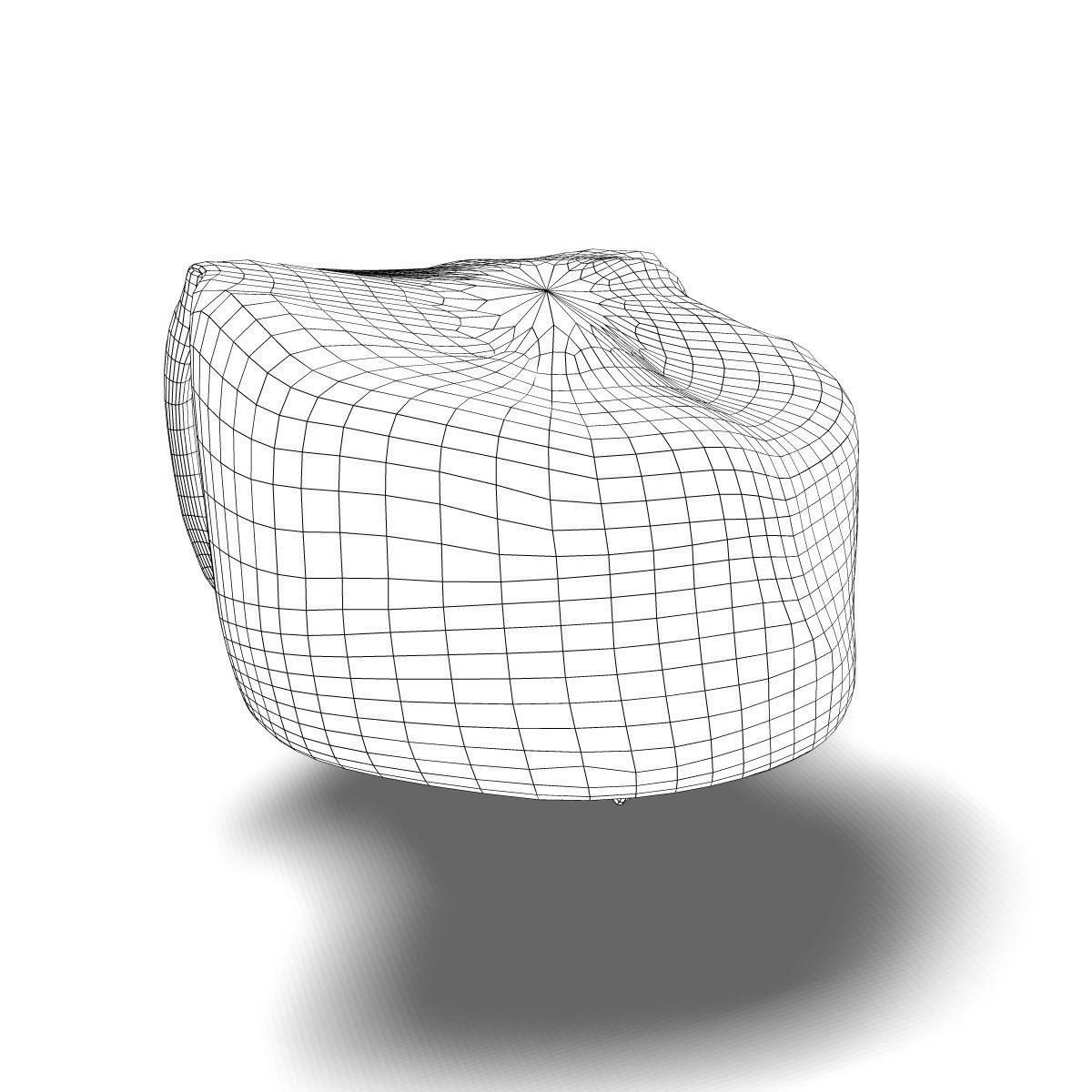 Human Diaphragm Anatomy 3D model_3
